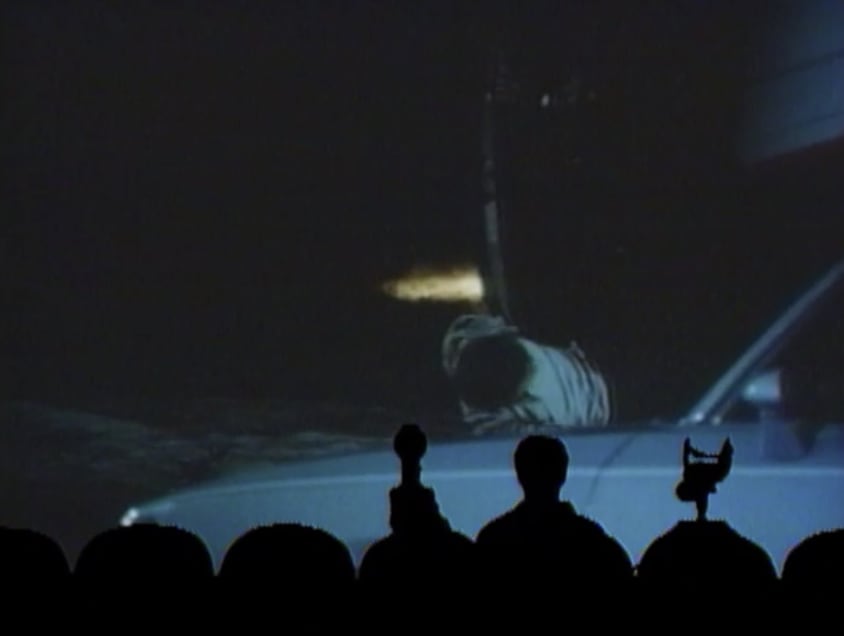 Servo: Mendozaaaaa! 📺 A line from the animated TV series The Simpsons, yelled by movie action hero McBain about his nemesis, Senator Mendoza. @TheSimpsons 📺 MST3K #324 - Master Ninja II