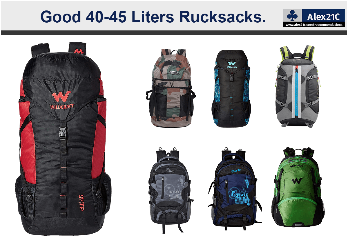 Which is a good 40-45 Liters Rucksack bag? (Part 1 of 1)