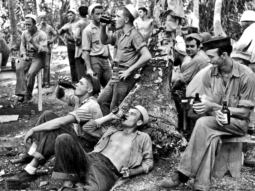 It was a good time for beer lovers to be in Manila. The war was over and the city was awash with Australian lager after U.S. Navy divers salvaged 1,000 cases from a sunken ship. Sailors could buy a case of 48 bottles for $1. December 1945
