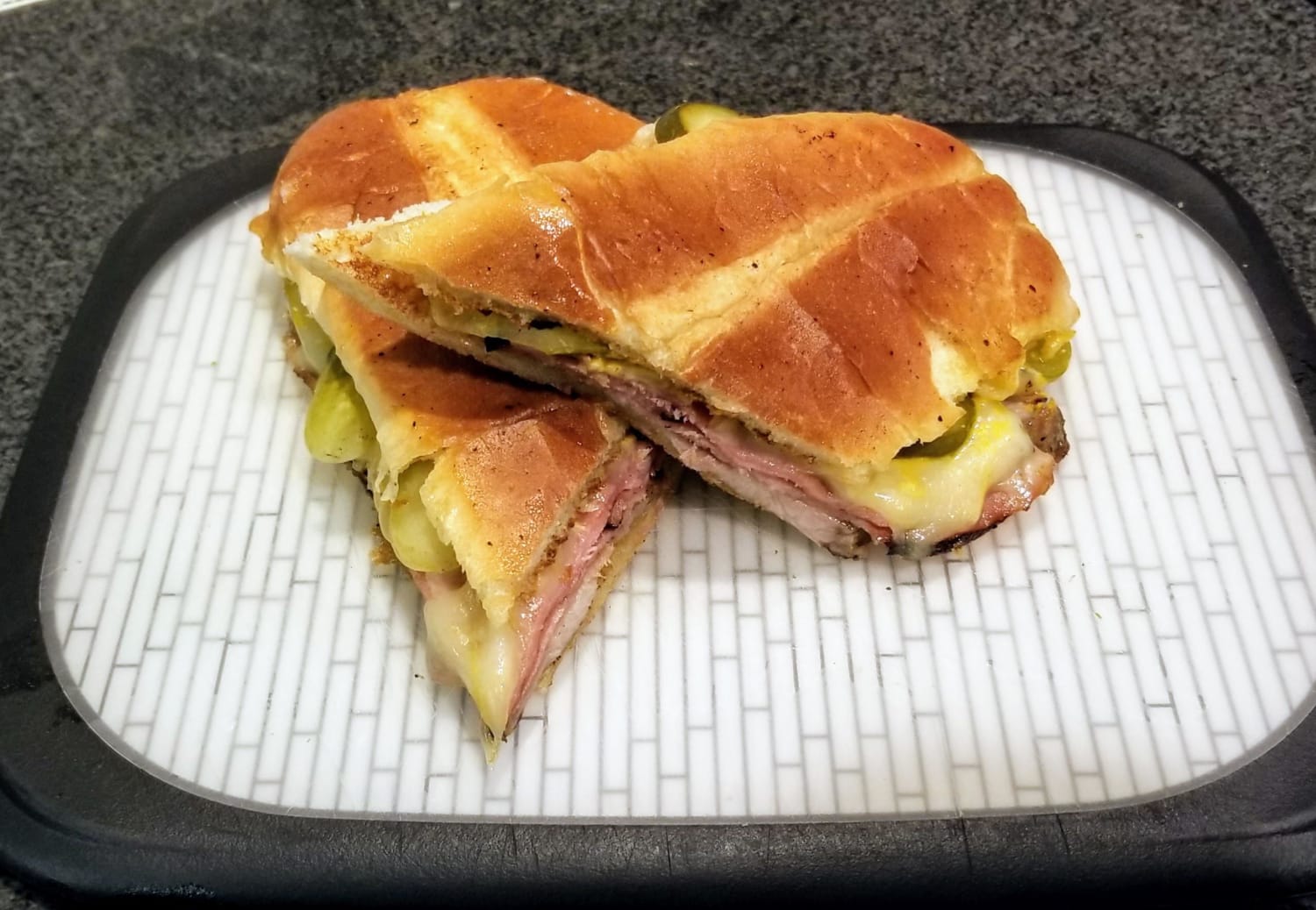 I used Kenji's plancha hack to make the Cubanos from chef, 10/10 would recommend