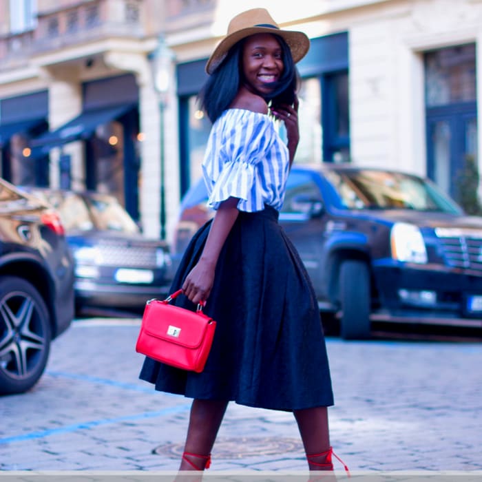 How to wear a midi skirt without worrying about the mid-legnth