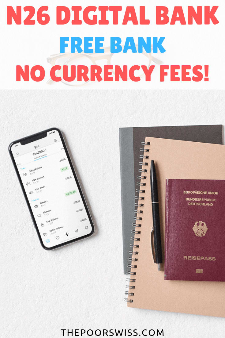 N26 Digital Bank - Save on Foreign Currency Fees
