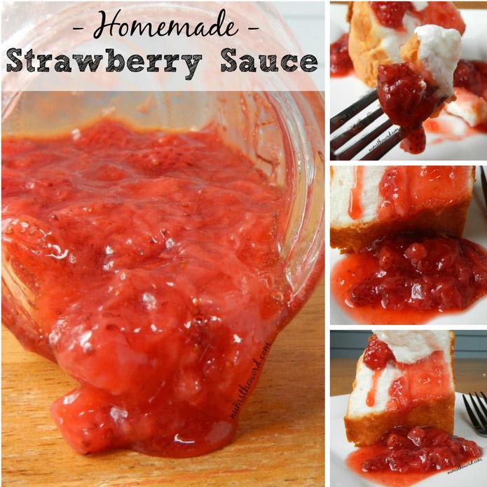 Homemade Strawberry Sauce
