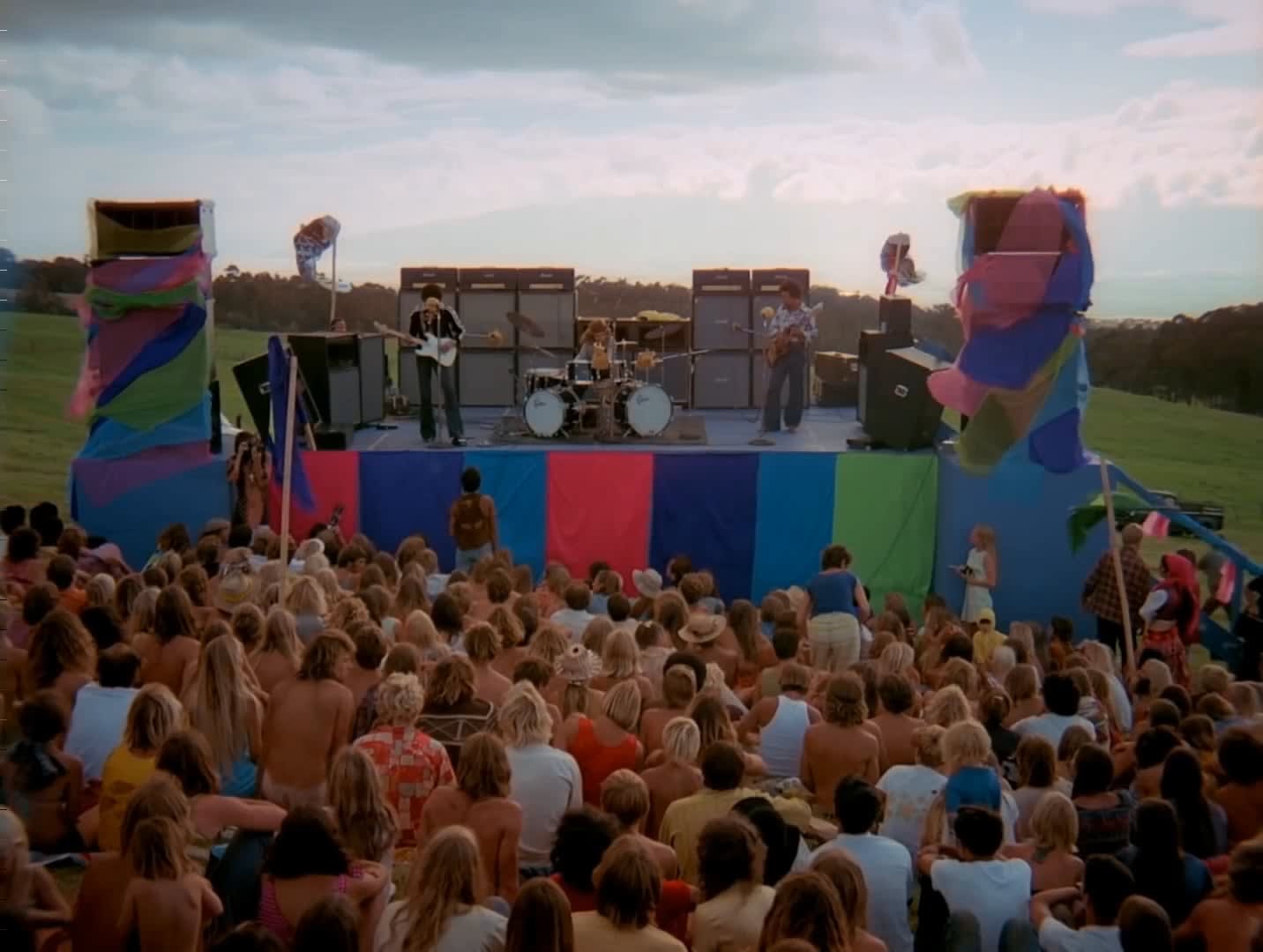 Back in 1970, Jimi Hendrix and his band flew to a volcano in Maui to