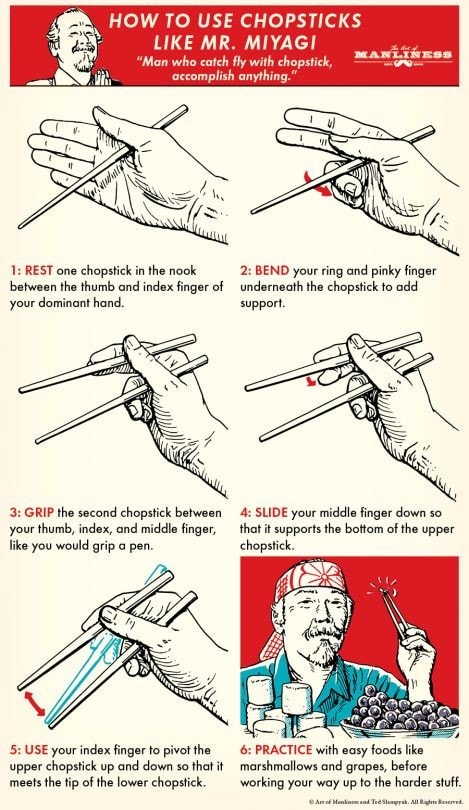 How to use chopsticks 101