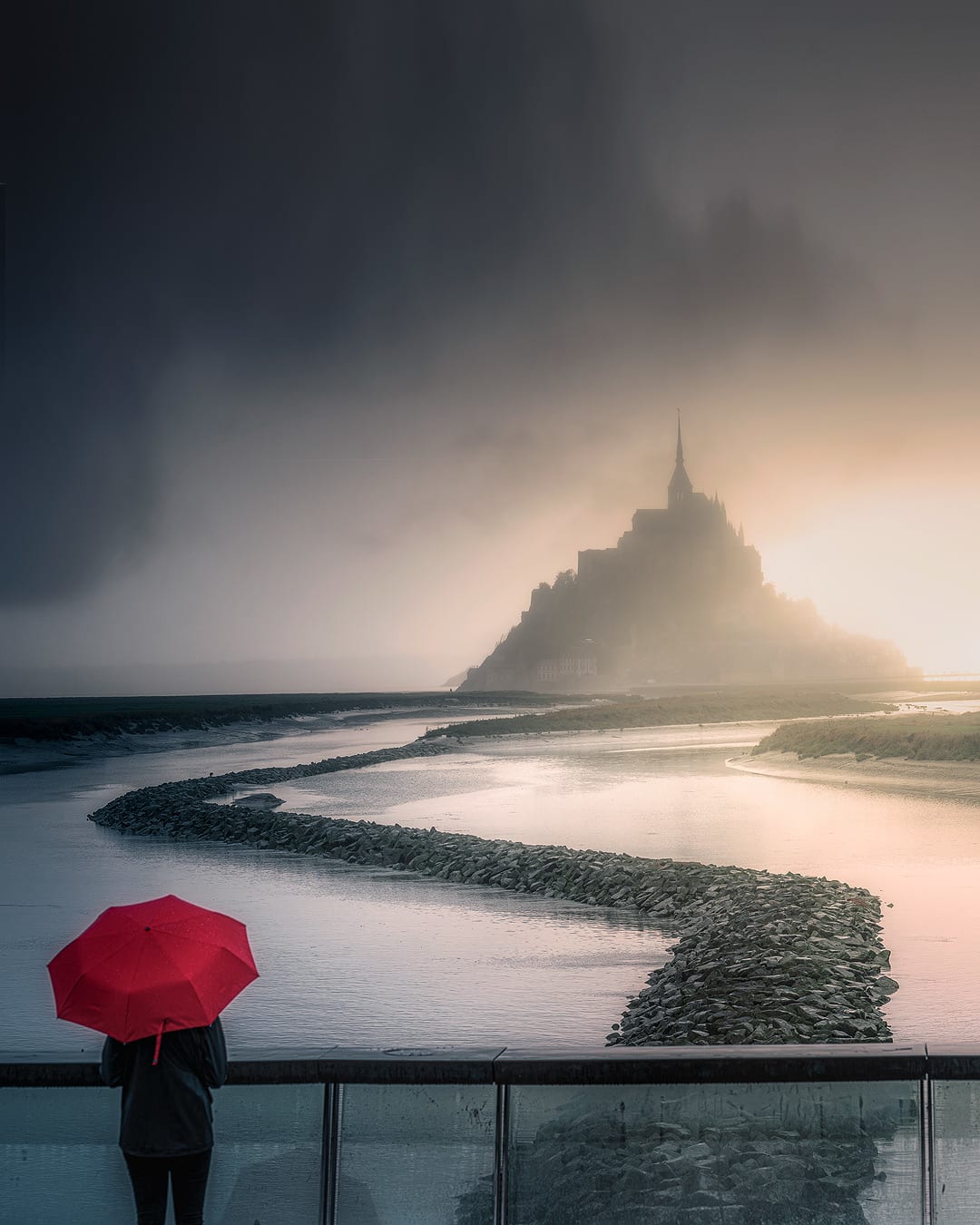 ITAP of the Mont Saint-Michel during a raining day