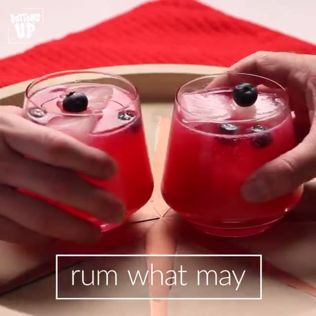 Blueberry Rum Fizz? Yes please.