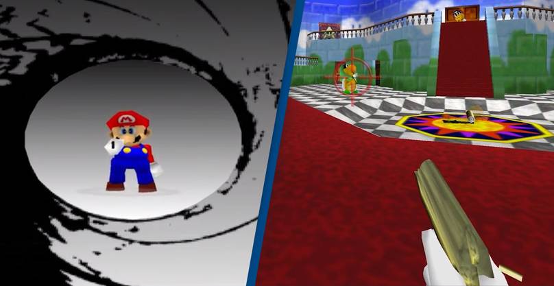 Modders Turn Super Mario 64 Into A GoldenEye First-Person Shooter