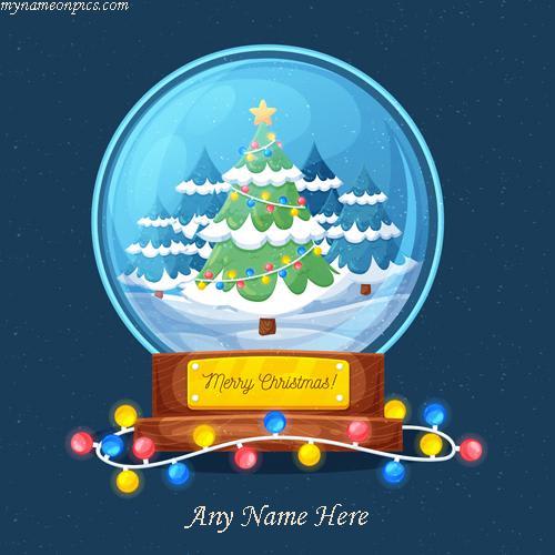 Happy Christmas Xmas Tree 2018 Image With Name