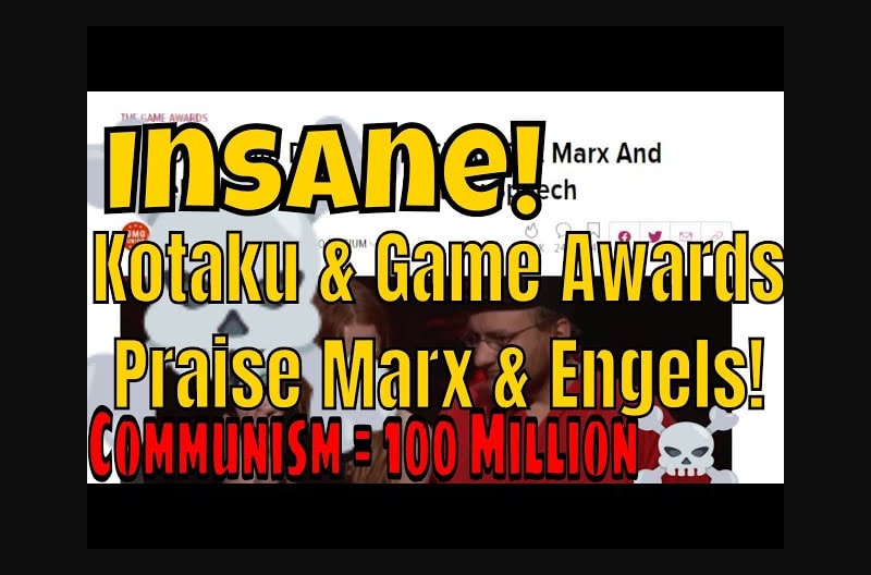 Game Dev Awards & Kotaku Praise Marx and Engels, 100 million killed by communism