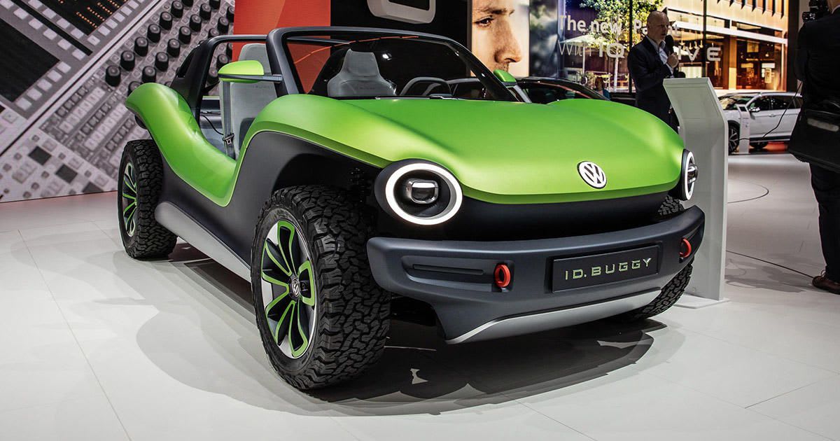 Cute as a bug: The Volkswagen I.D. Buggy concept at the Geneva Motor Show