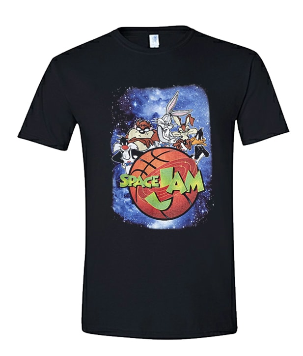 Looney Tunes Boys' Space Jam Outer Space unisex T Shirt