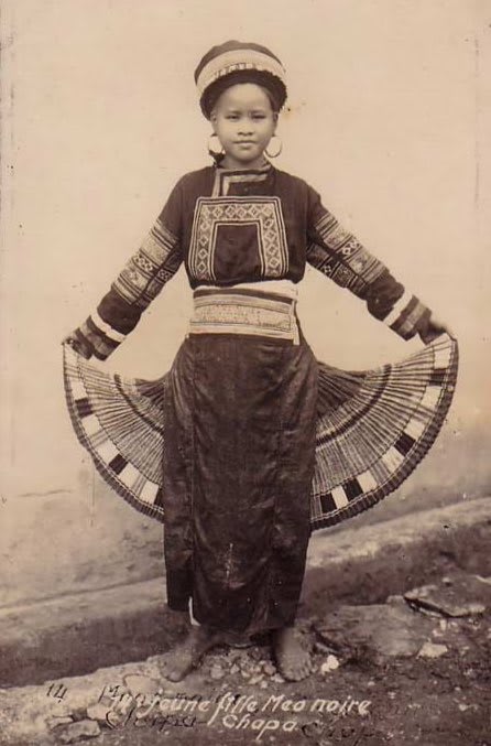 A Hmong girl in Laos, c. 1900