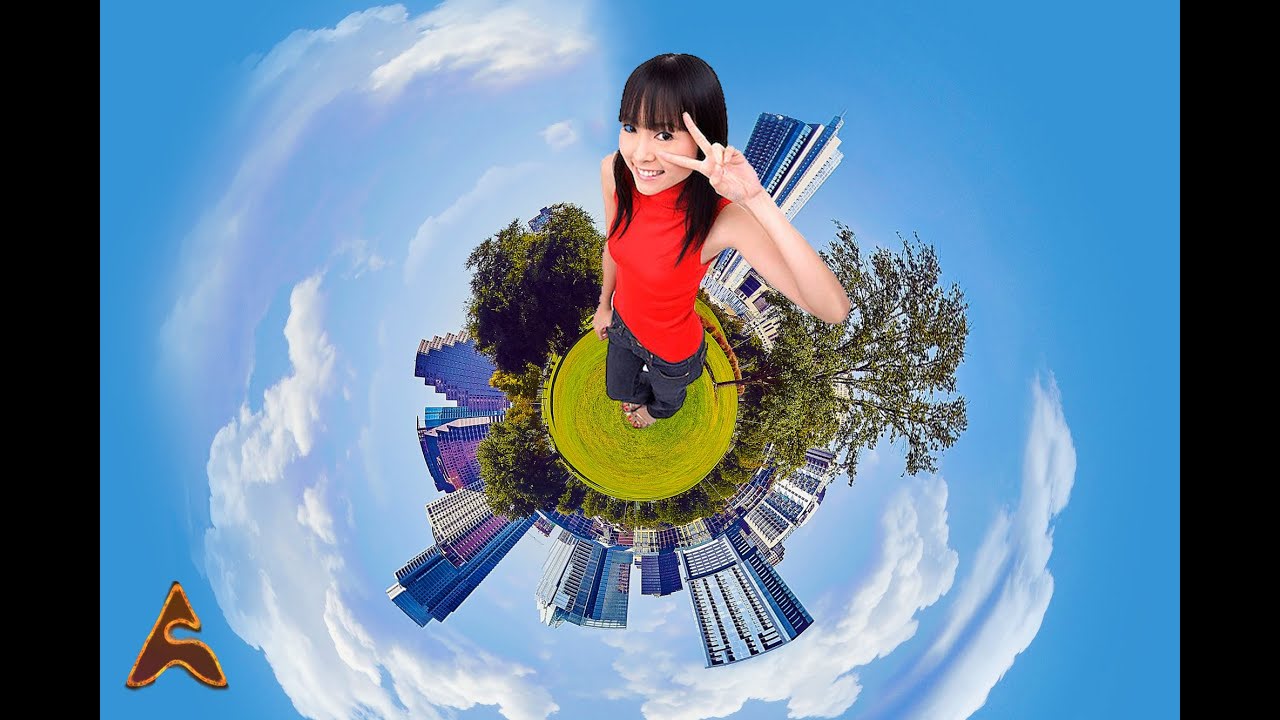How to create a Tiny Planet Effect in Photoshop Tutorial