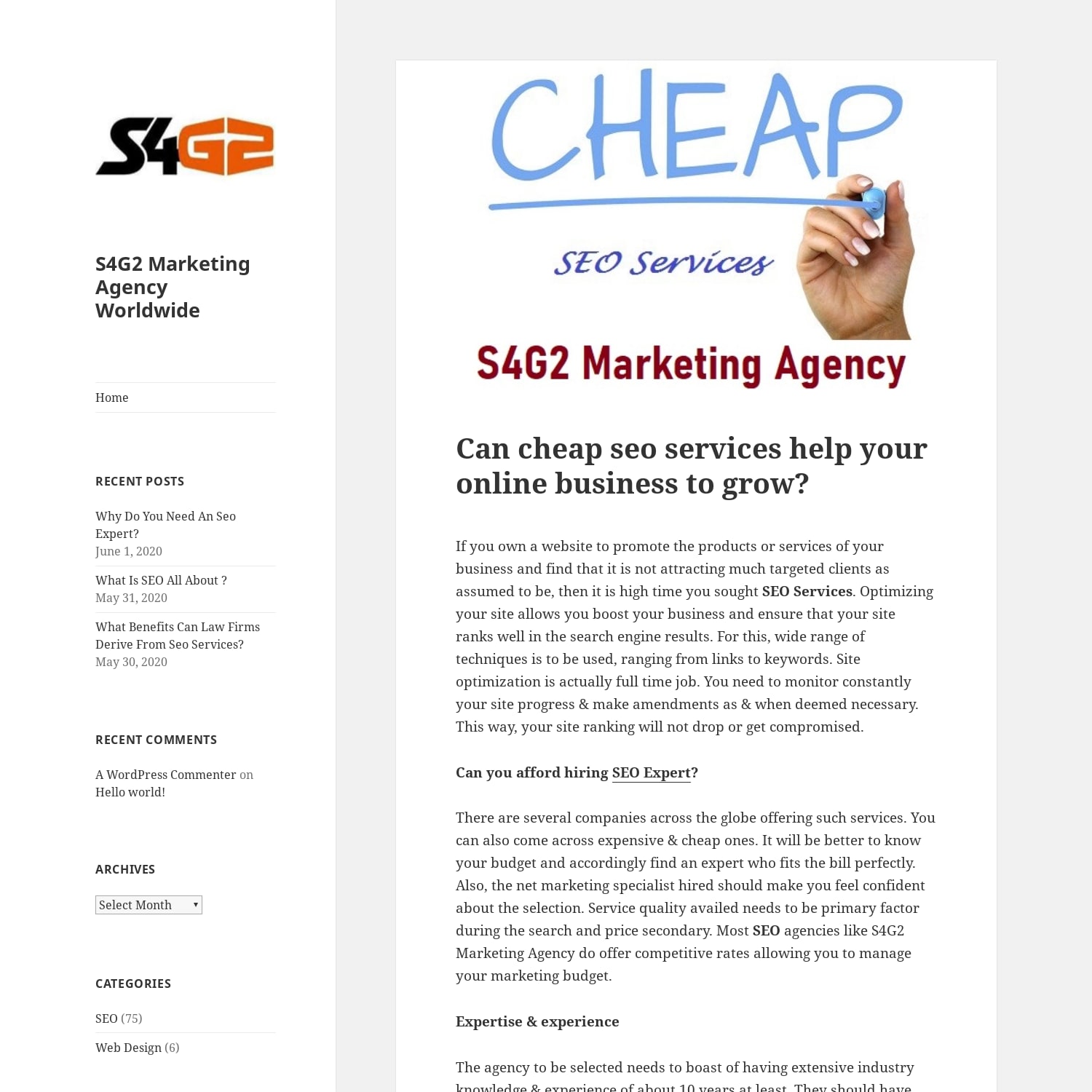 Can cheap seo services help your online business to grow? – S4G2 Marketing Agency Worldwide