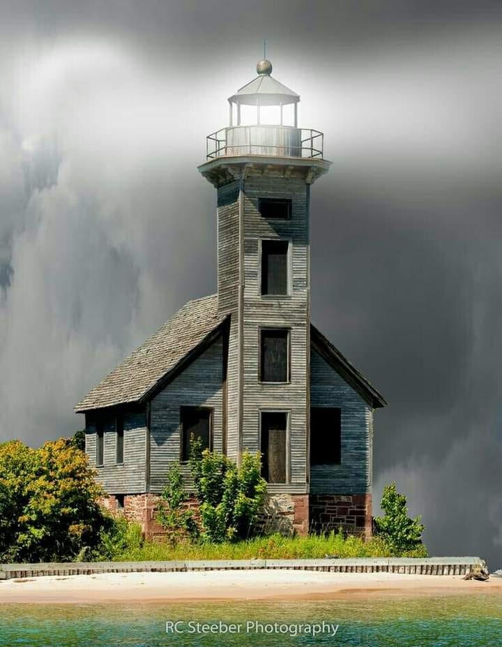 Abandoned Lighthouse on Lake Superior, Michigan