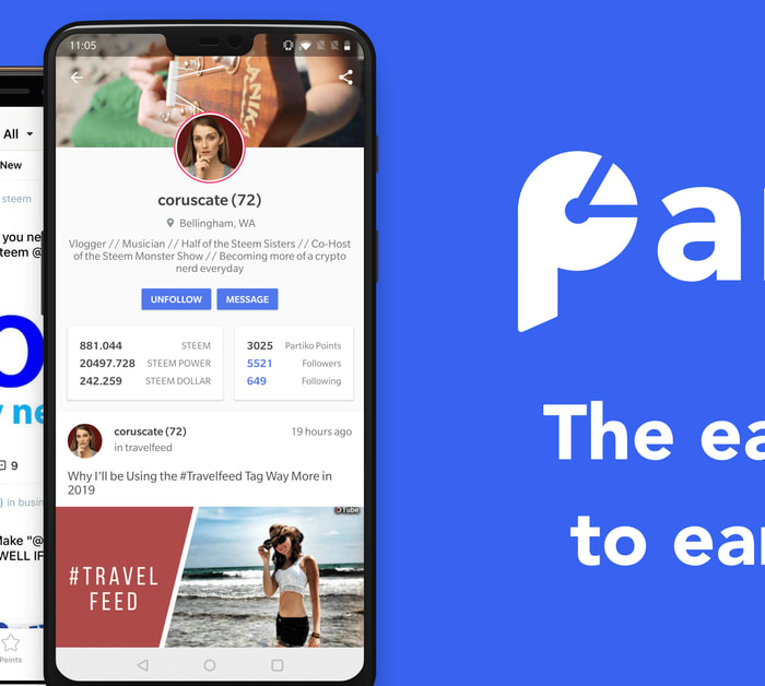 Partiko - Best Steem App for your Phone
