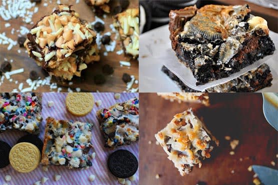 7 layer bars recipes, easy holiday cookies.