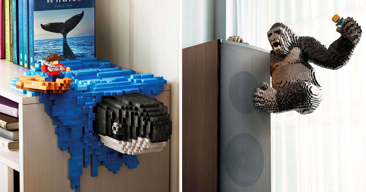 Creative Lego Constructions Bring Fantastical Moments to Life