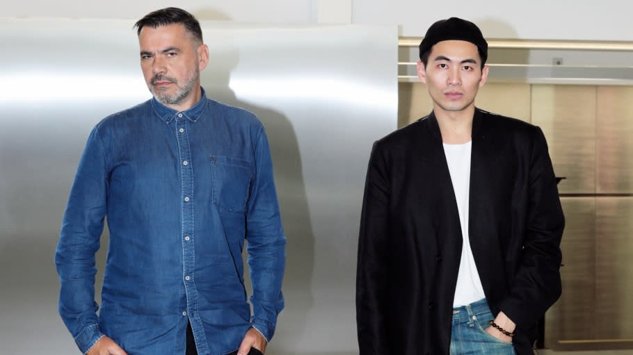 Meet Han Chong and Roland Mouret, fashion’s hottest new power couple.