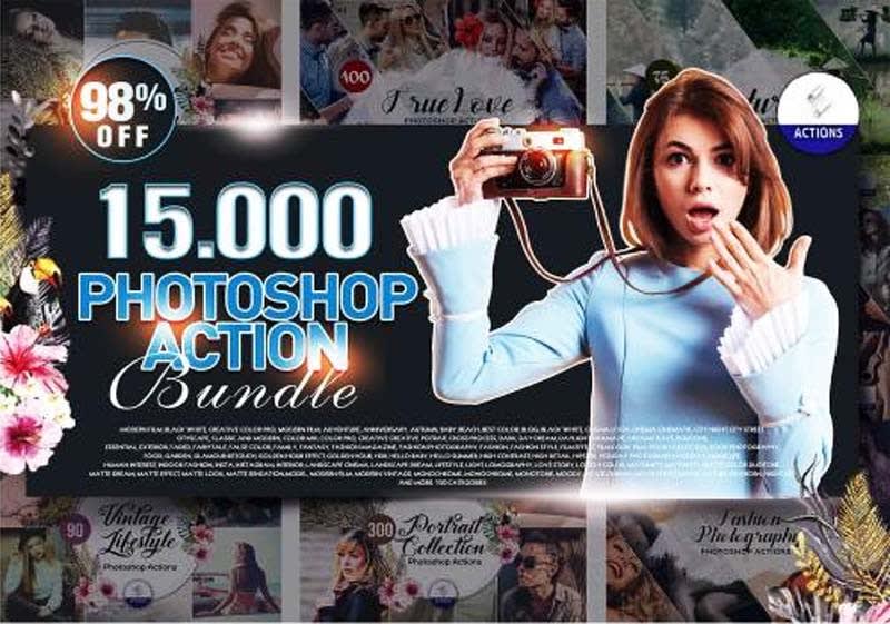 15000 Photoshop Actions Bundle Free Download