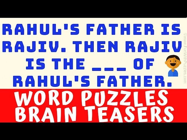 WORD #PUZZLES BRAIN TEASERS