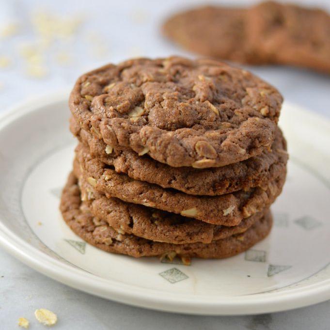 Oatmeal Nutella Cookies