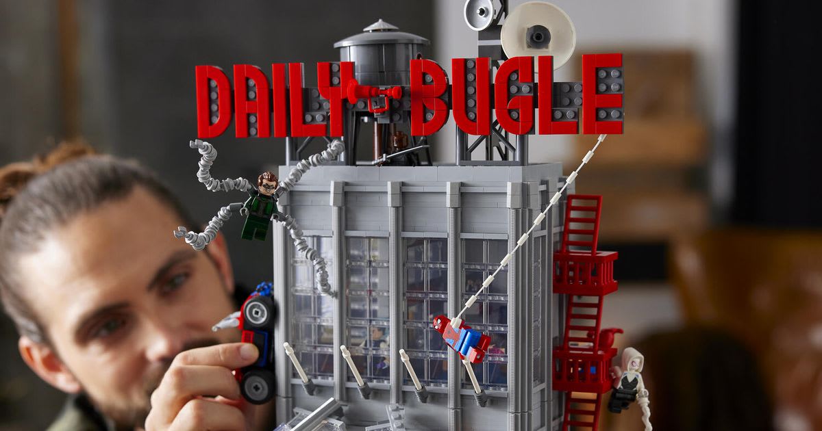 Lego swings into action with 3,772-piece Spider-Man set of The Daily Bugle, its tallest Marvel set yet