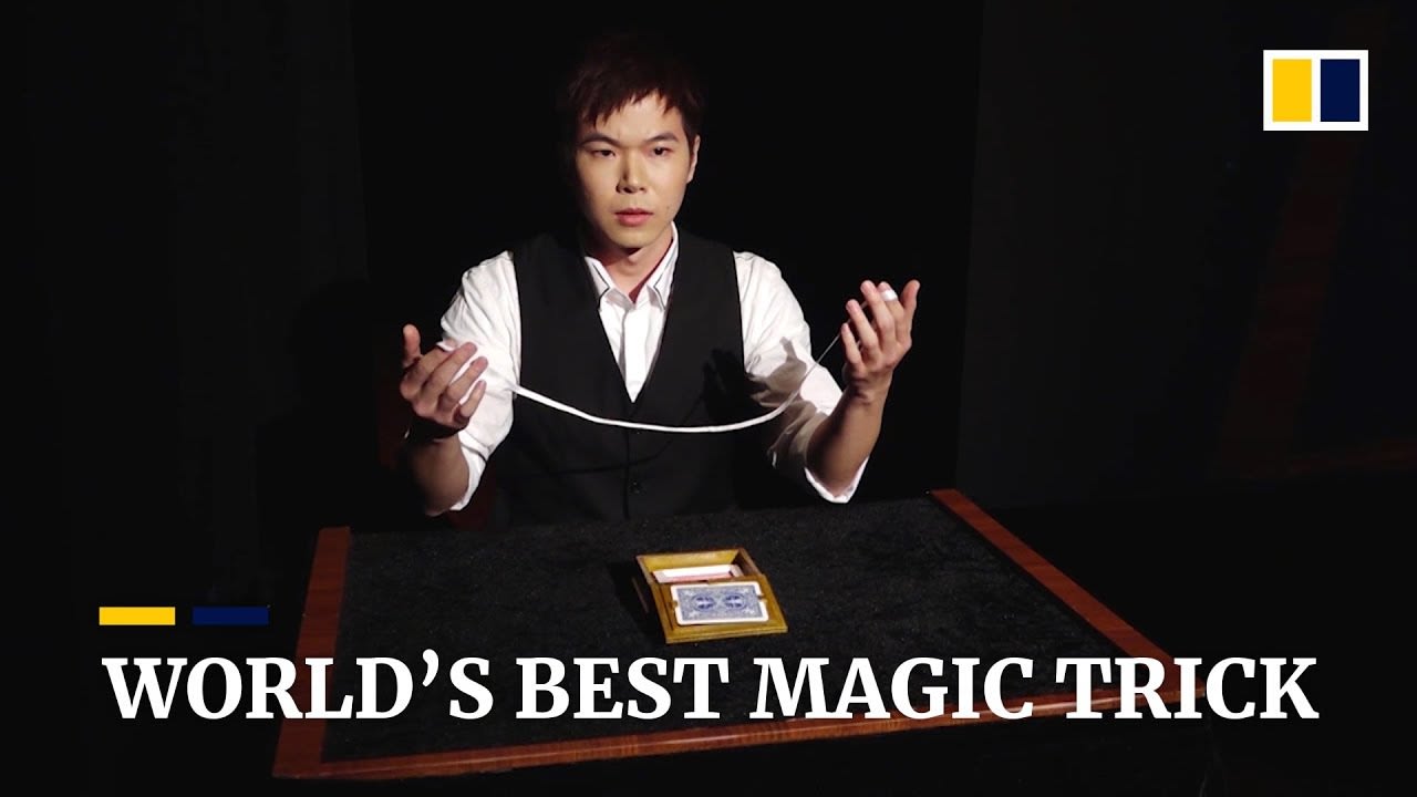 2018's World Magic Champion performs his trick 'Ribbon'