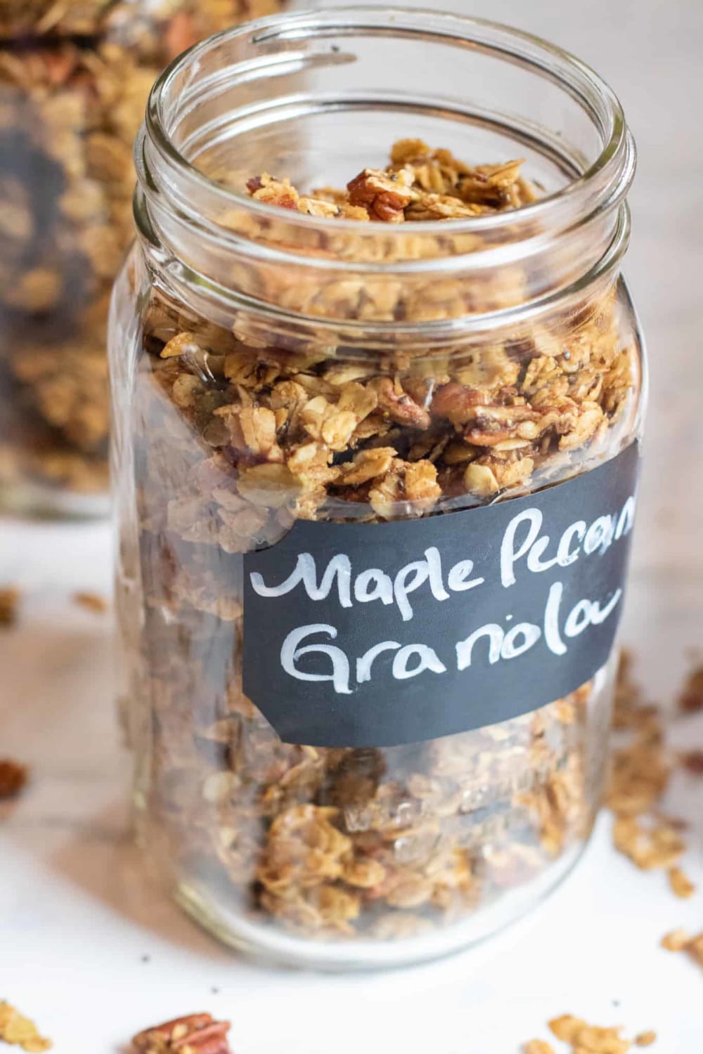 Healthy Maple Pecan Granola