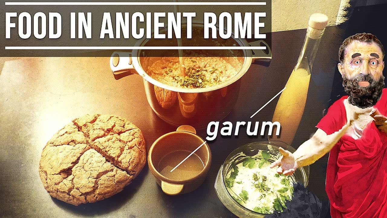 Food in Ancient Rome (Cuisine of Ancient Rome) - Garum, Puls, Bread, Moretum