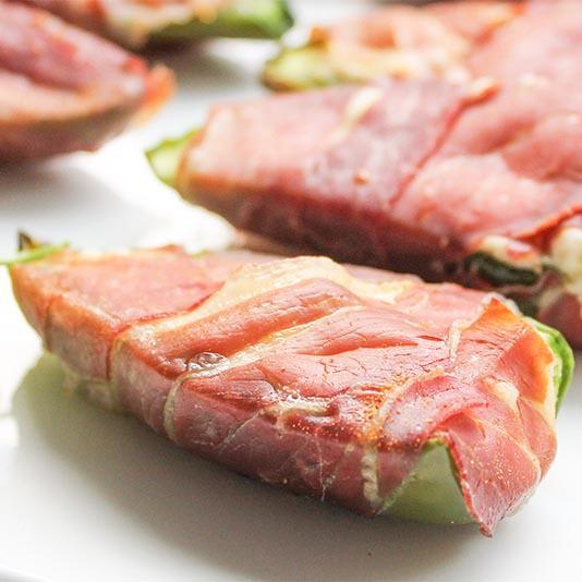 Keto Prosciutto-Wrapped Jalapeno Poppers - The Fit and Healthy Baker