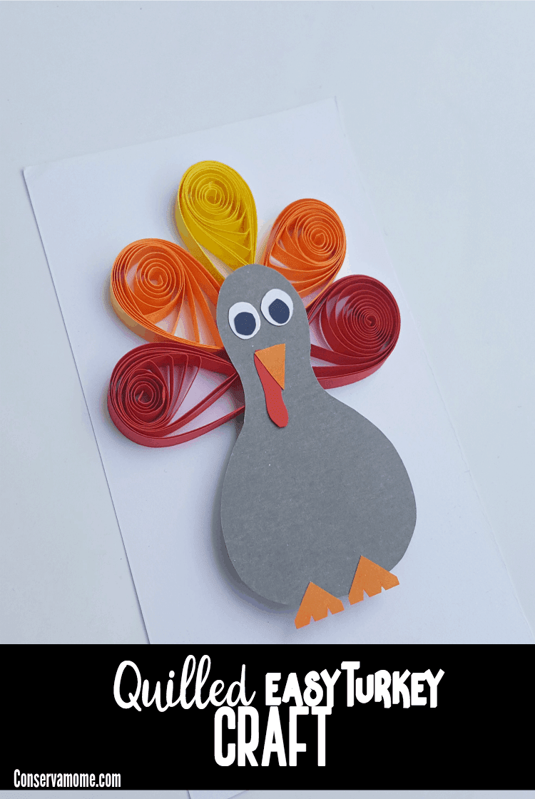 Quilled Easy Turkey Craft
