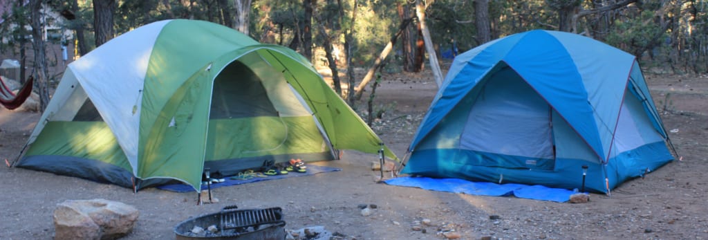 Camping at Mather Campground on the South Rim of Grand Canyon National Park - TWO WORLDS TREASURES