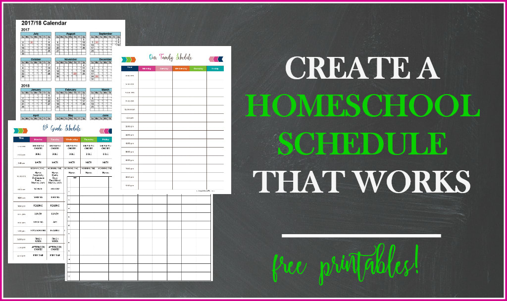Create a Homeschool Schedule That Works