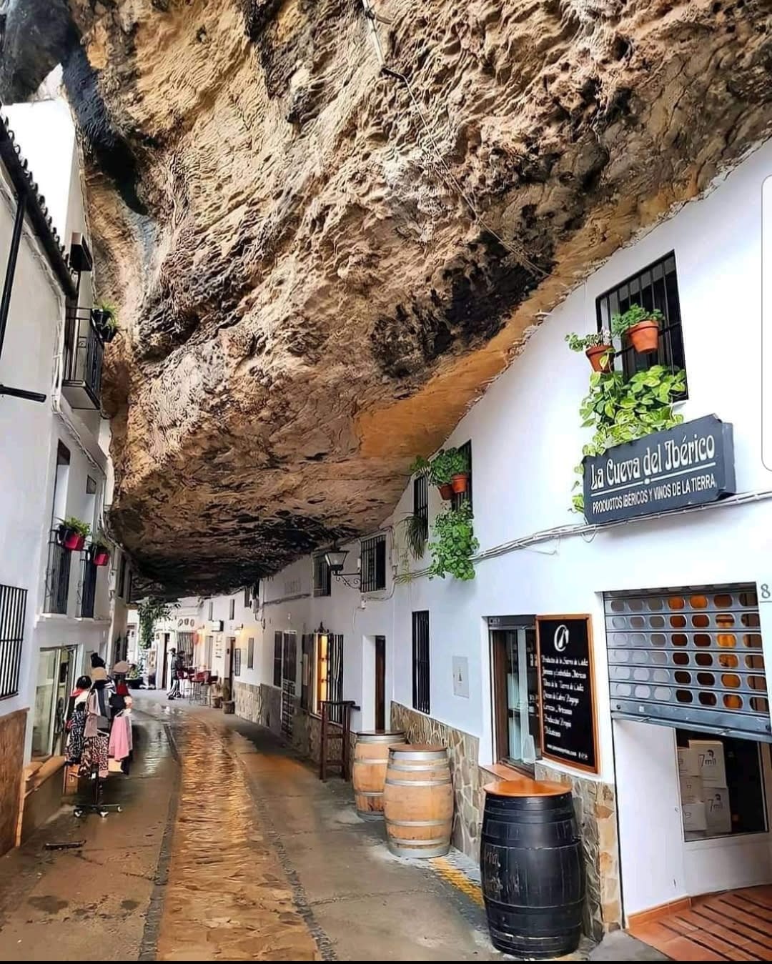 Living under a rock in Setenil De las Bodegas, Cádiz, Spain