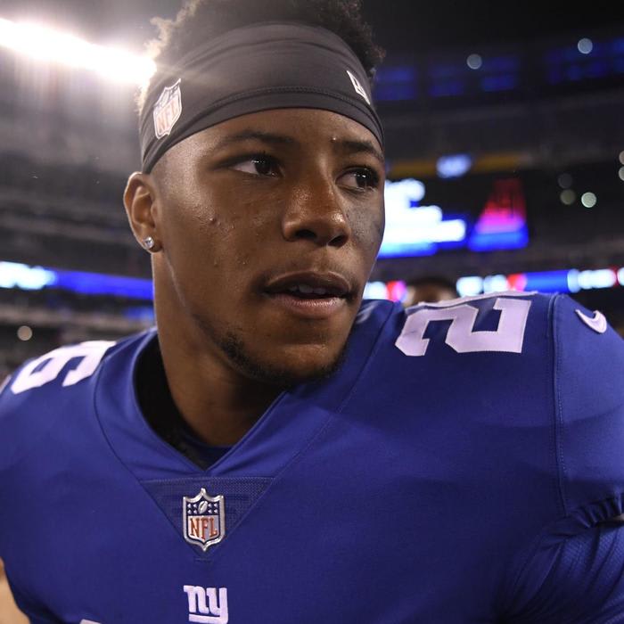 Saquon Barkley wows at NY Giants practice with big catch followed by first scare of camp