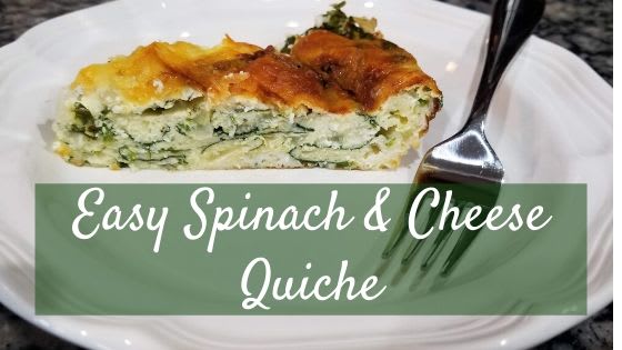 Easy Spinach and Cheese Quiche