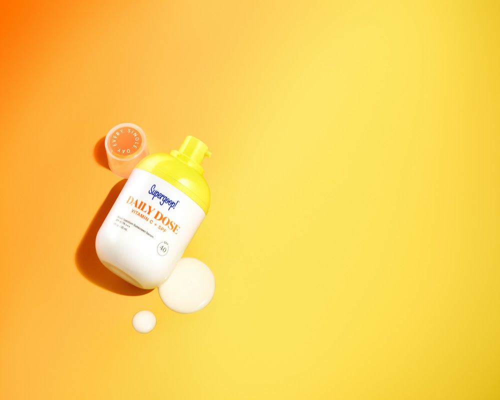 Supergoop's New Vitamin C SPF Serum Made My Skin Shine Like a Lightbulb
