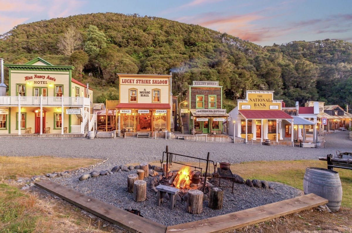 This entire Wild West town replica in New Zealand is for sale