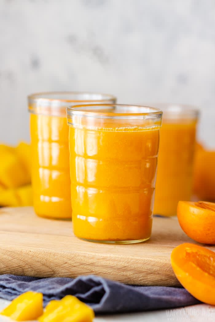 Apricot Mango Smoothie Recipe (Vegan, Dairy-Free)