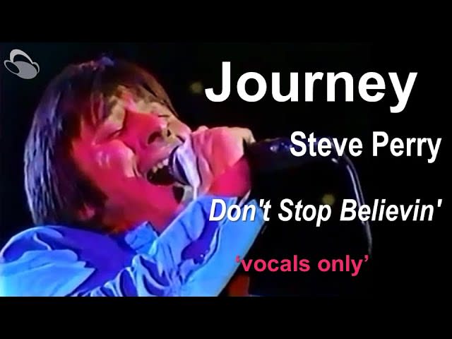 Steve Perry's isolated vocals are as smooth as silk