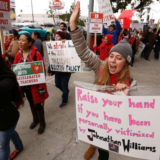 Student attendance plummets as LA teachers head into Day 2 of strike