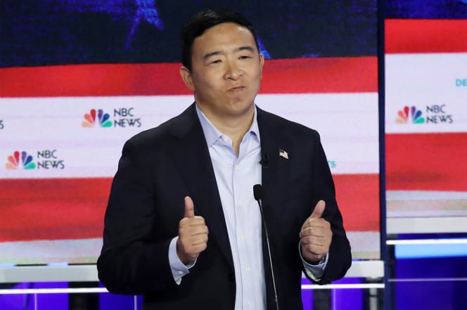 Andrew Yang qualifies for third 2020 Democratic presidential debate