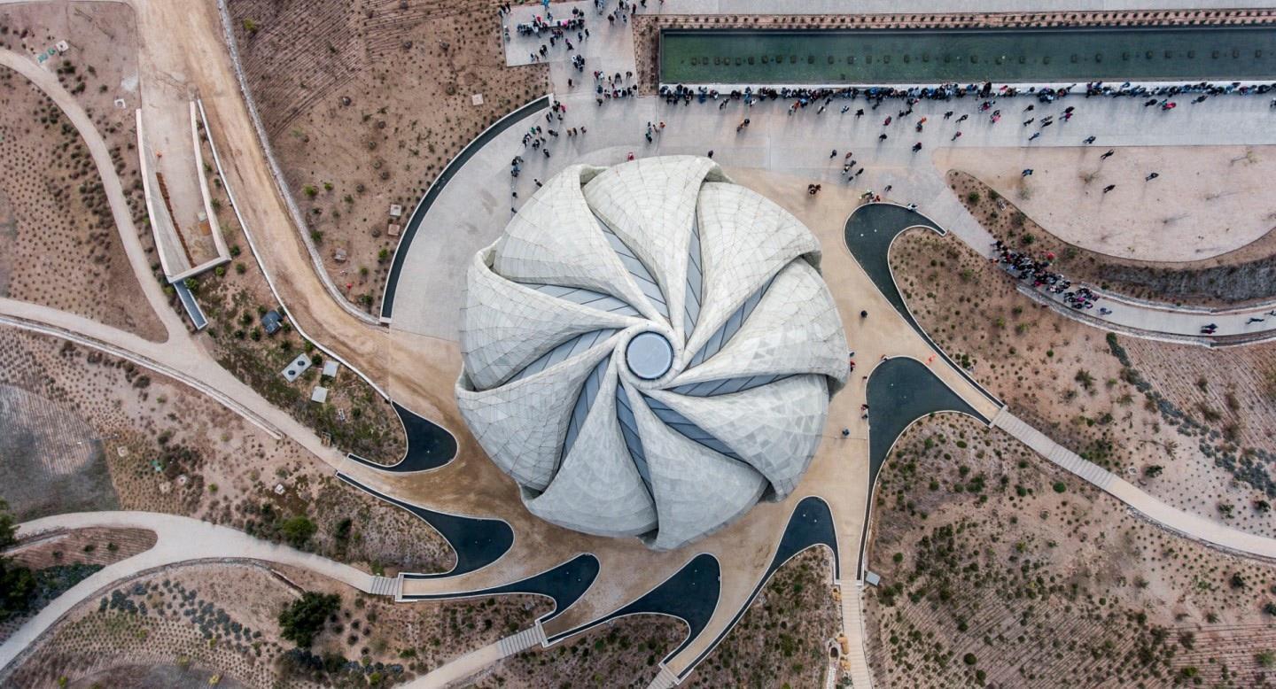 This surreal temple design