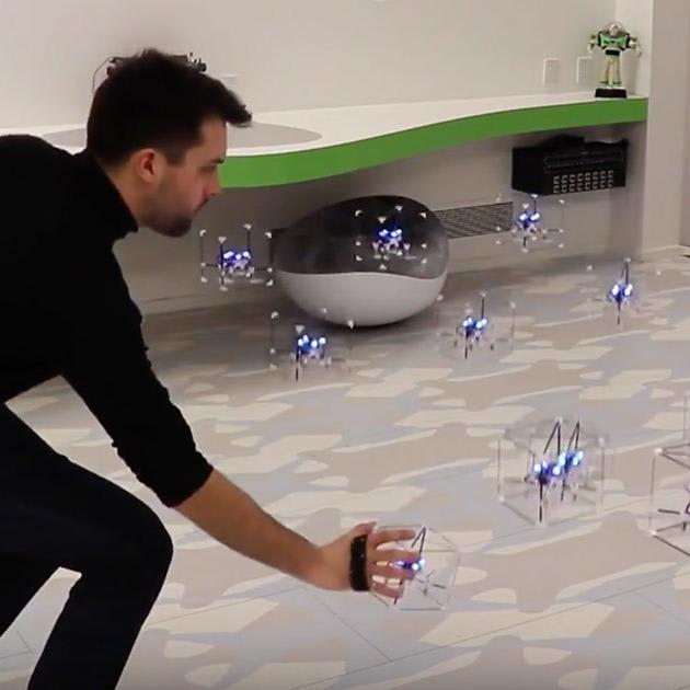 GridDrones: These Self-Levitating Nanocopters Might Be the Future of Smartphones