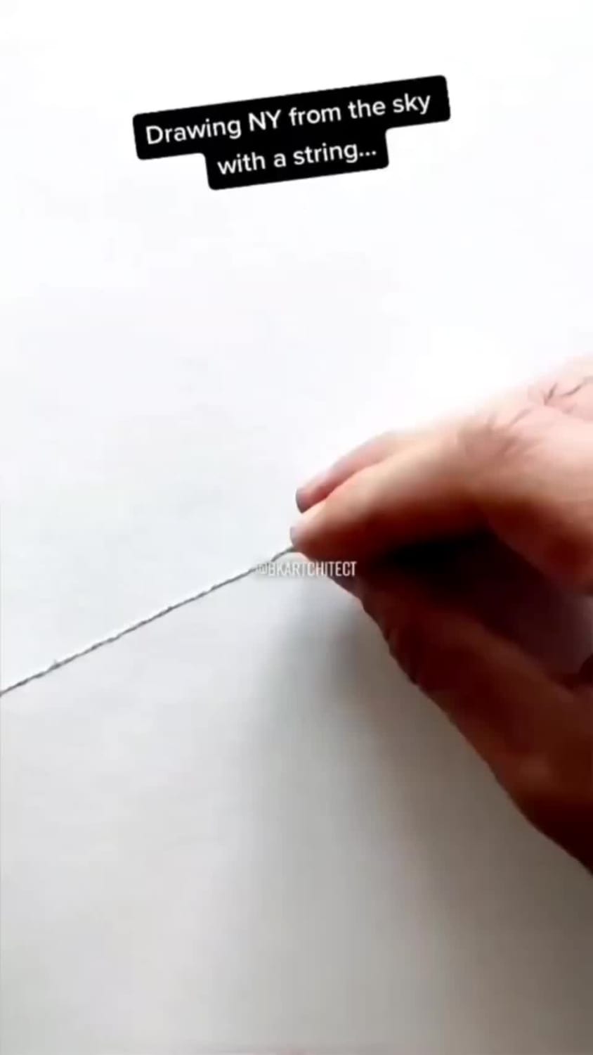 Drawing only with a String