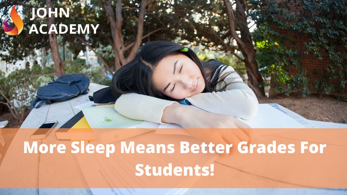More Sleep Means Better Grades For Students