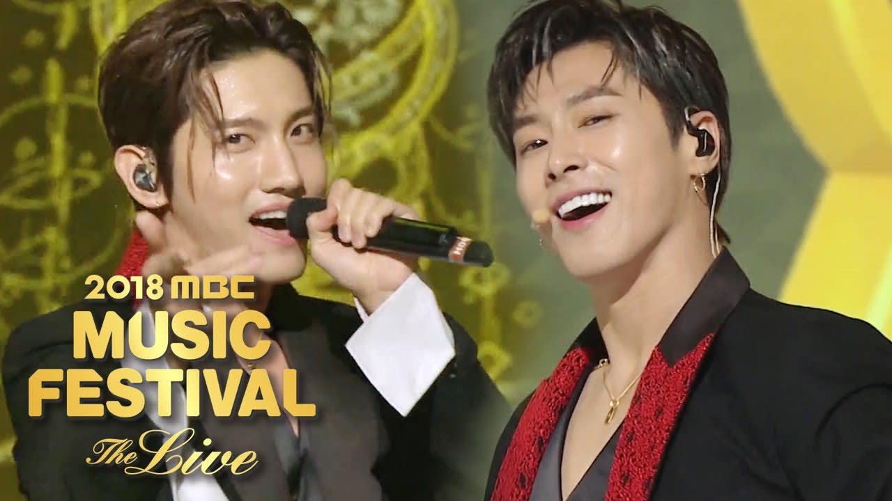 TVXQ - Intro(Drop) + Mirotic + The Chance of Love [2018 MBC Music Festival]