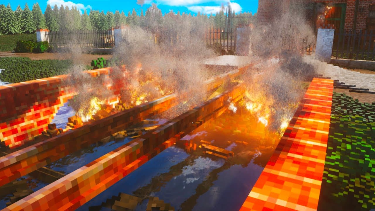 I Burnt Down a Train Bridge with a BLOWTORCH?! - Teardown Gameplay